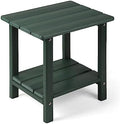 Apolimi Adirondack Outdoor Side Table, 2-Tier Sturdy Patio End Table Weather by Apolimi