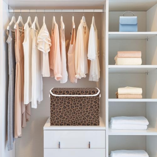 Bolaz Leopard Print Animal Pattern Storage Bins - Image 6