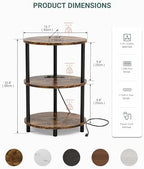 Small Round Side Table - Image 2