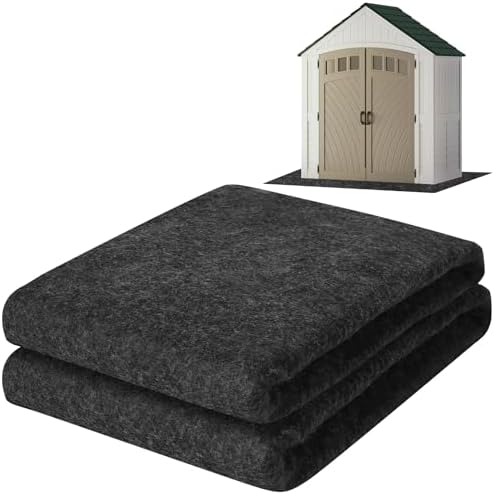 ToLanbbt Outdoor Storage Shed Floor Mat, 7 x 4 FT Waterproof Carport Mat by ToLanbbt