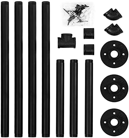 Oroonoko 60" Wall Mounted Clothes Rack, Closet Rods - Image 4