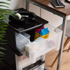 IRIS USA 4-Pack, 17 Qt. Medium Stacking Drawer Storage Organizer - Image 5