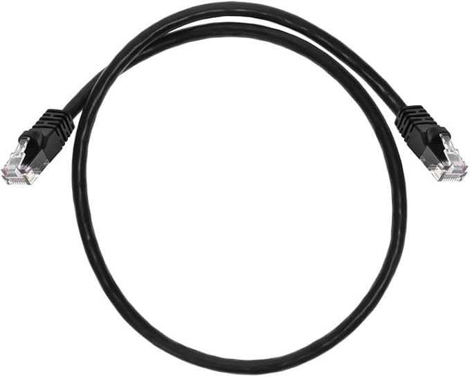 Monoprice Cat5e 2ft Black Patch Cable UTP 24AWG 350MHz Pure Bare Copper - Image 4