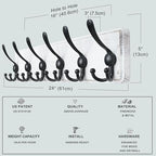 Dseap Coat Rack Wall Mounted - Image 6