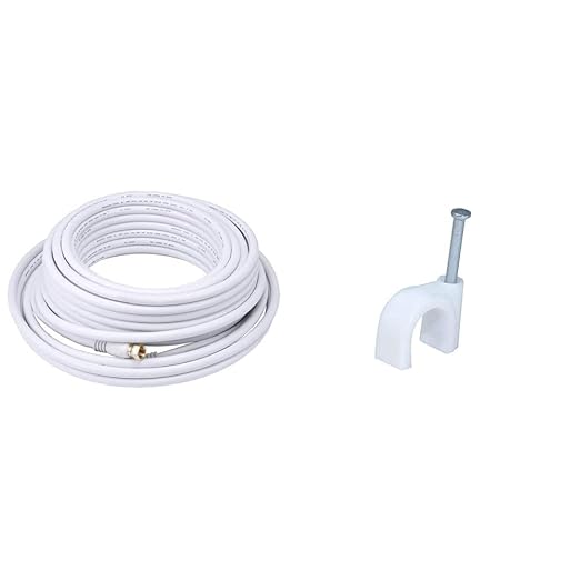 Monoprice 104061 RG6 Quad Shield CL2 Coaxial Cable by Monoprice