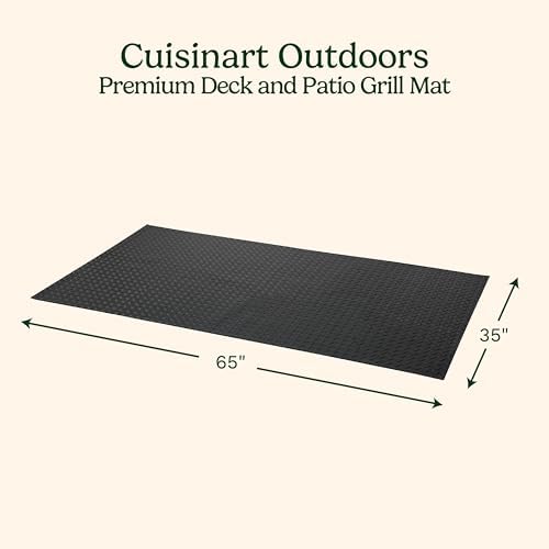 Cuisinart Grill Mat, Non-Slip Rubber, Weather-Resistant - Image 2