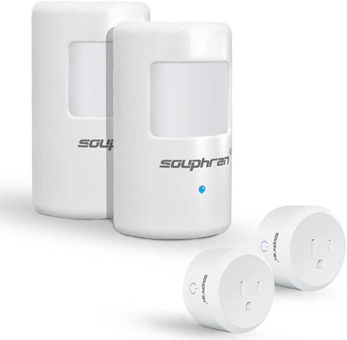 Plug-in Wireless Motion Activated Light Control, No Wiring, Adjustable by SOUPHRAN