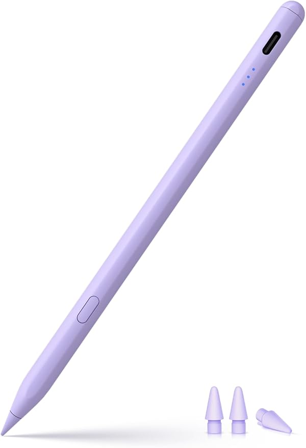 KEEPRO Stylus Pen for iPad 2018-2026, USB-C Fast Charging Pencil, Pixel-Perfect by UnfoldYourWorld