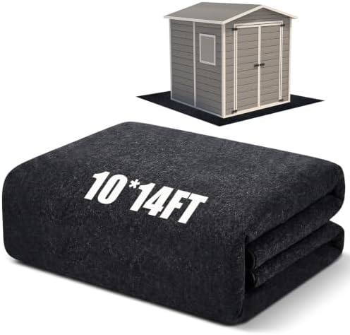 Shed Floor Mat 10 x 14 ft, PE Backing by Haull