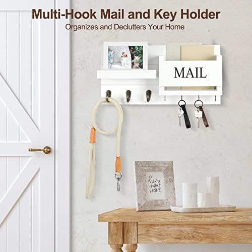 Lwenki Mail Organizer for Wall Mount – Key Holder - Image 4