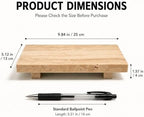 Travertine Vanity Riser for Soap & Perfume 9.84 in - Image 4