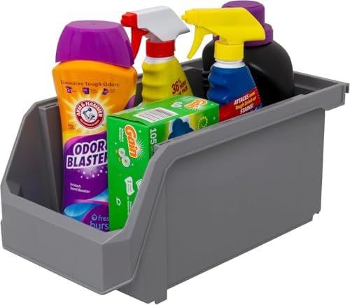 ReadySpace Large Stackable Plastic Storage Bins - Image 6