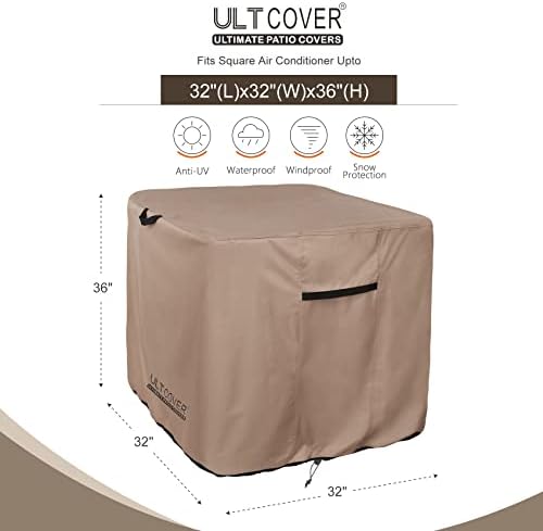 ULTCOVER Waterproof Air Conditioner Cover 32W x 32D x 36H in - Image 2