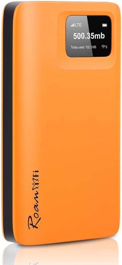 RoamWiFi 4G LTE WiFi Hotspot Router, Portable Mobile Hotspot Device by RoamFi