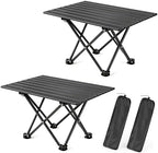 2 Pack Camping Table Foldable, Portable Folding Beach Table by Unknown