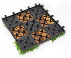 10 Pack Interlocking Deck Tiles, Weather Resistant Outdoor Flooring - Image 6