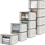 Fab totes 10 Pack Storage Bags for Clothes Blanket Storage Bins by Fabtotes