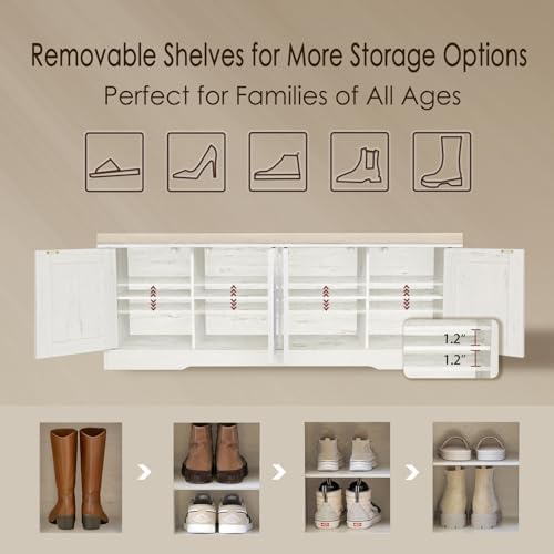 DINZI LVJ Shoe Storage Bench - Image 5