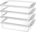 Vtopmart 4 Pack 6 Qt Plastic Storage Bins by Vtopmart