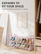 Bumusty 3 Tier Expandable Shoe Rack - Image 5