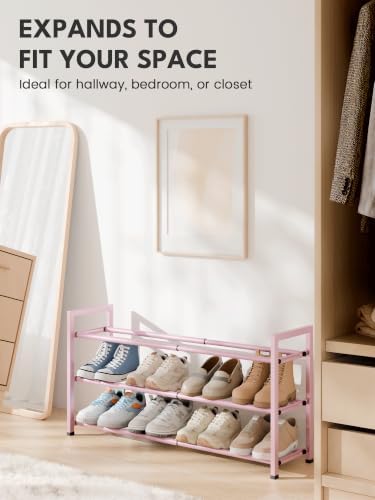 Bumusty 3 Tier Expandable Shoe Rack - Image 5