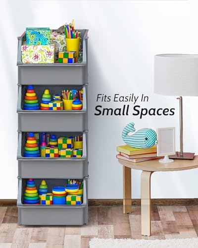 Skywin Stackable Storage Bins Open Front - Image 5