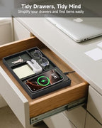 Valet Tray, Built in Wireless Charging Pad, Nightstand Organizer - Image 5
