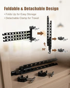 RV Clothes Drying Rack 180° Swivel Arms 90° Fold-Up - Image 6
