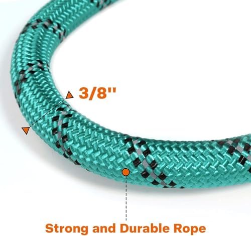 Taglory Rope Dog Leash for Small Medium Dogs, 4 FT Padded Handle - Image 3