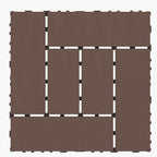 Plastic Interlocking Deck Tiles, 44 Pack Patio Sheets - Image 3