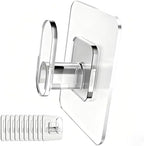 DELITON Clear Cute Storage Hooks, 10 Packs, Adhesion by DELITON