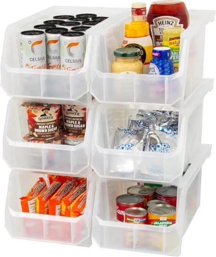 Akro-Mils ReadySpace Large Stackable Plastic Storage Bins by Akro-Mils