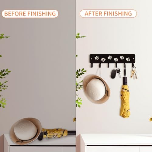Key Hooks Key Holder Decorative Dog Leash Holder - Image 5