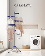 CASAMAYA Clothes Drying Rack Foldable, 70.9 inch Tripod Drying Rack - Image 2
