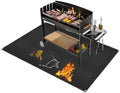 Under Grill Mat for Outdoor Grilling, 32 x 48 inches Double-Sided Fireproof by Unknown