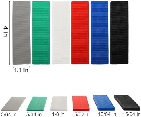 Okllen 300 Pcs Plastic Flat Shims - Image 2