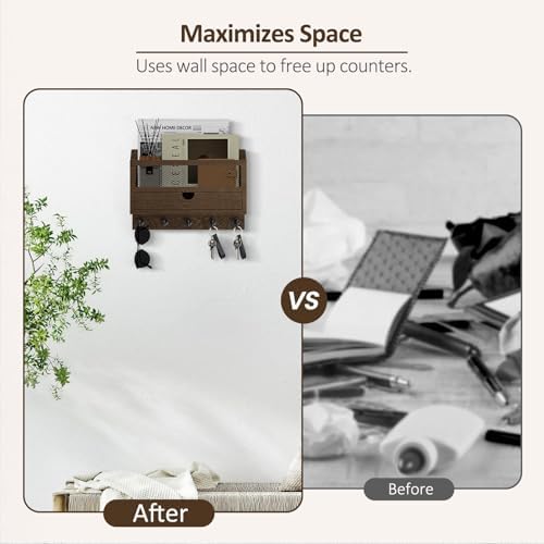 Nekon Key and Mail Holder for Wall, Key Organizer - Image 3