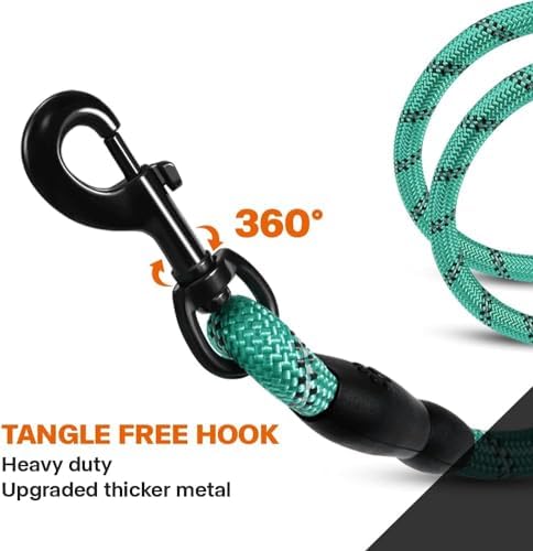 Taglory Rope Dog Leash for Small Medium Dogs, 4 FT Padded Handle - Image 6