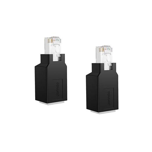 2PCS RJ45 Male to Female Shielded Adapter by Strhowill