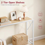 Tajsoon Console Table 41.8", 2 Tier Entryway Table - Image 4