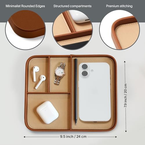 Nordik Leather Valet Tray - Image 5