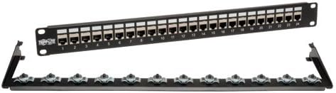 Tripp Lite 24-Port Cat6 / Cat5 Patch Panel STP Shielded RJ45 Ethernet 1U - Image 3