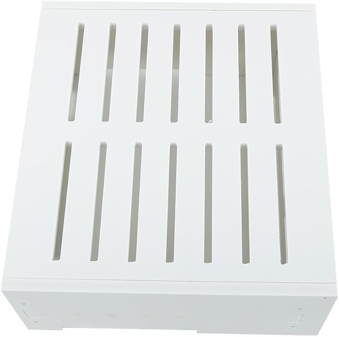 White Plastic Router Storage Box, Wall Mount Cable Organizer - Image 5