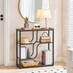 HOOBRO 29.5" Console Table, 5-Tier Narrow Entryway Table, Sofa Table - Image 6