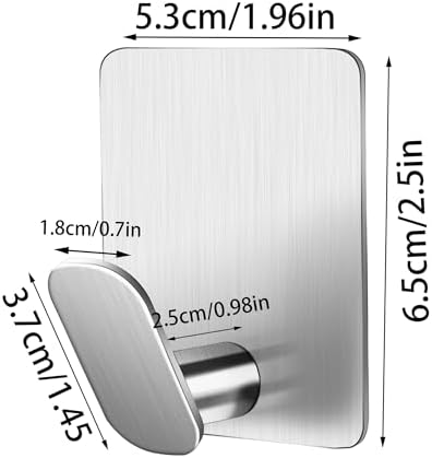 DELITON Towel Hooks for Bathrooms - Image 5