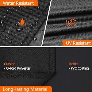 iCOVER 28 inch Griddle Cover for Blackstone, 600D Heavy Duty Waterproof Anti-UV - Image 3