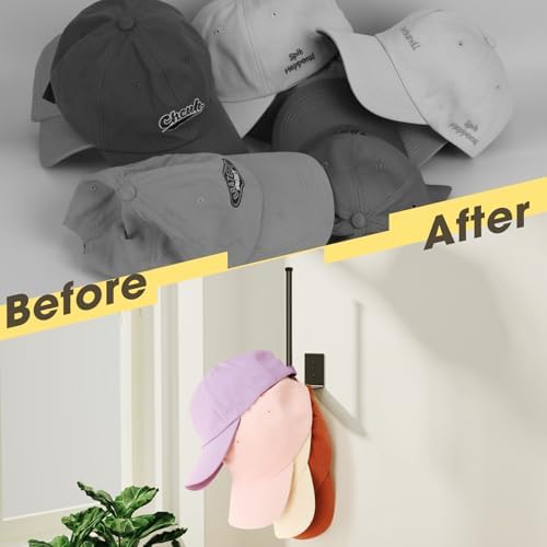 Durmmur Stainless Steel Hat Organizer, Hat Rack - Image 7