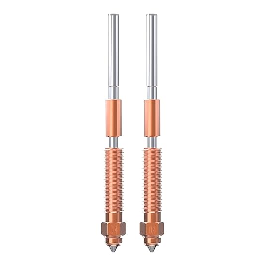 Creality Official K1C/ K1 SE Nozzle, 0.4mm 2PCS Quick-Swap 3D Printer Nozzle Kit by Creality