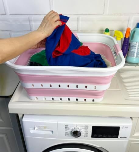 SAMMART 42L Collapsible Plastic Laundry Basket - Image 3