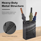 Goplus Metal Umbrella Holder, Indoor Umbrella Stand Freestanding - Image 3